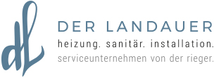 Installation Heizung Sanitär München der Landauer logo